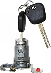 Lock Cylinder for Chevrolet Blazer Camaro Suburban Tahoe, Left Front Door Lock Cylinder with 2 Keys 13590041