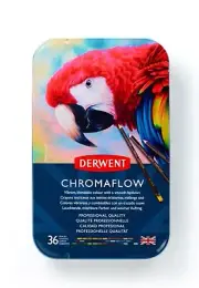 Derwent Chromaflow - Professional Colour Pencils (36 Tin Set)