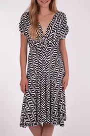 Envogue Cap Sleeve Dress--MART-M2098EN