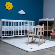 Wooden Baby Rocking Chair, Toddler Montessori Swing Chair, Relaxing TV Chair