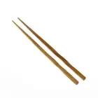1 pair Natural Wavy Wood Chopsticks Chinese Chop Sticks Reusable Food SticksBDZW