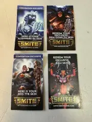 SMITE GUAN-YU KALIGUAN-YU TYR RA ALIENWARE CONVENTION SKIN CODE CARD