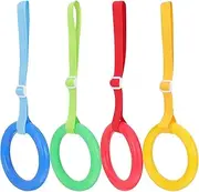Baby Gate Playpen Baby Pull up Ring 4pcs Playpen Stand Up Ring Infant Walking Exercises Assistant Rings Baby Cot Hanging Rings for Girls and Boys Playpen for Babies and Toddlers