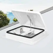 Manan Caravan Roof Vent 12V Fan Air Exhaust Hatch RV 355x355mm Motorhome Camper