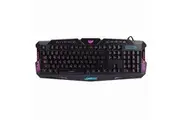 Russian Version Wired 3 Color Adjustable Backlit Gaming Keyboard