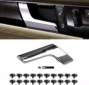 Door Handle Repair Kit Left Front or Inside Rear Interior Driver Side Pull Handle Replacement for Mercedes W204 C250 C300 C350 C400 C63 AMG GLK250 GLK300 GLK350 Chrome