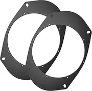 NuIth Front 6x9 to 6.5” Door Speaker Adapter Spacer Ring for Dodge Charger/Ram 2011-2022