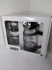 Bialetti 3-Piece Coffee Press Set 6 Cup Press GIFT SET (SHIPS PRIORITY)