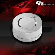 NRG UNIVERSAL STEERING WHEEL QUICK RELEASE ADAPTOR ANTI-THEFT LOCK SILVER