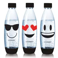 在飛比找博客來優惠-Sodastream 水滴型專用水瓶1L 3入(Emoji)