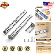 Heavy Duty 14 Inches Side Mount Drawer Slides - Rust-Resistant & Smooth Function