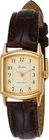 Citizen QA69-103 Q&Q Watch Analog Waterproof Leather Belt Ladies Gold 22mm 16g