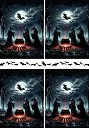 Witch Cauldrons | A4 Rice Paper | Paper for Decoupage | Decoupage Creatives