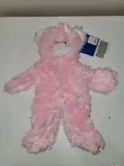 2010 Build A Bear SWEET CUDDLES Teddy Bear 16" Fluffy Pink Plush-Retired-EUC!