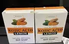 2-Pack Kojic Acid And lemon- Brightening Exfoliating and Moisturizing Soap. 100G