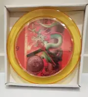 Chinese Dragon Gold 7" Novelty Wall/Desk Clock Brand New