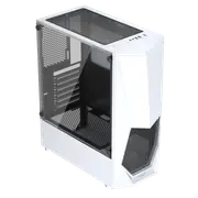 1st Player DK-3 ATX/Micro ATX Tempered Glass PC Computer Case (White)