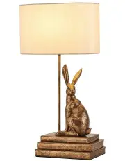 [Lexi Lighting] Rabbit Regal Table Lamp in Gold