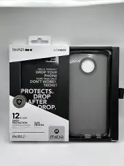 Tech21 Evo Check Case for Motorola Moto Z4 - Smoke Black Clear