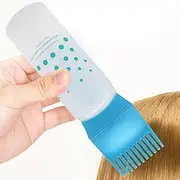 Scalp Applicator Comb - Hair Oil Applicator Bottle | Hair Oil Applicator Bottle with Scale | Hair Oil Applicator Bottle, Dye Brush