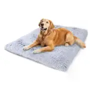 Large Dog Bed Crate Pad 36 inch, Washable Pet 35.0"L x 23.0"W x 2.0"Th Grey