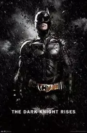 DC Comics Movie - The Dark Knight Rises - Batman Rain Poster