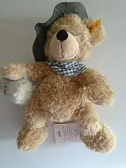 Steiff Original Brown Teddy Bear Fynn Obtoberfest 12"