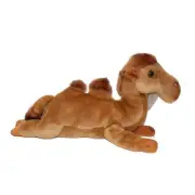 Russ Yomiko Classics Berrie Camel 16" Lying Down Beanbag Weighted Stuffed Plush
