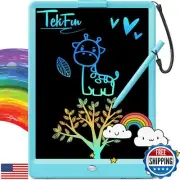 TEKFUN LCD Writing Tablet Doodle Board, 10inch Colorful Drawing Tablet Writin