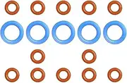 [MAYMII·HOME] 17 Pack Pcs Set O-Rings Seal Kit Fit For Breville Espresso Machines BES900 BES920 BES980 BES990 (5 Pcs Blue Large Size, 12 Pcs Red Small Size)
