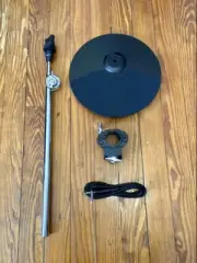 Alesis 10" Cymbal NEW w/21" Arm, Pro Clamp & Cable Surge DM10 Command Drum
