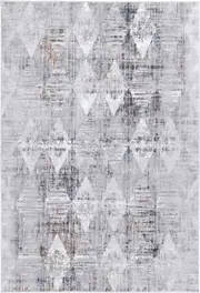 Malo Harlequinn Geometric In Grey & Multicolour Rug