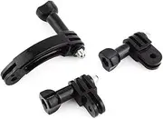 Williamcr Universal Rotary Extension Adapter Pivot Arm Mount Set for GoPro 11/10/9/8/7/6/5 Black,Session 5/4 Action Cameras