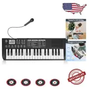 Portable 37-Key Kids Keyboard Piano with Microphone - Perfect Gift for Ages 3-8