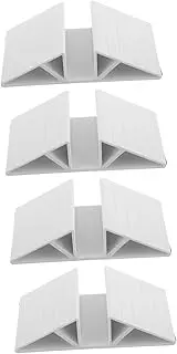 BATHVEVE Stabilize Your Pet Gate 4 Pack of Triangle Support Bases for Child Stair Gates Pet Fences Dog Panels No Tools Needed