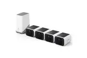 Eufy Security SoloCam S220 2K Wire-Free Smart Solar Camera Kit - 4 Pack Homebase