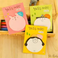 在飛比找蝦皮購物優惠-韓式創意可愛ins卡通頭像便條紙碎便簽留言備忘錄文具