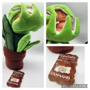 Vintage Folkmanis Folktails Puppet Venus flytrap rare furry folks Spider Finger