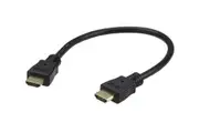 ATEN 0.3m 4K HDMI High Speed Ethernet cable, supports up to 4096 x 2160 @ 60Hz, High quality tinned copper wire with Gold-plated connectors