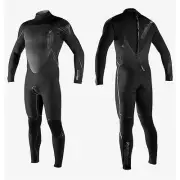 O'NEILL Men's 3.5/2.5 PSYCHOFREAK Back-Zip Wetsuit - BLK/BLK - Size Small - NWT