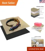 Double Sided Textured PEI Sheet,Size:430x430mm Flexible Spring Steel Build Pl...