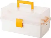 Tools Box Organizer, Small 2 Tray Tackle Box, Snackle, Storage Tool, Multi-Compartment Trays, Fishing, Multipurpose 2 Tray Design For Snacks, Screws Nuts