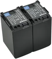 BTBAI 2X BP-828 Battery+Charger USB Dual Charger for BP-820 BP820 BP828 VIXIA HF G20 G30 XA20 XA25 Video Camcorder u1a