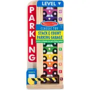 Melissa & Doug Stack & Count Parking Garage Childrens Interactive Play Toy 3y+