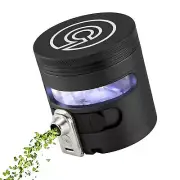 - Tectonic9 Manual Grinder Automatic Dispenser Large 2.5" Aluminum Alloy (Bla...