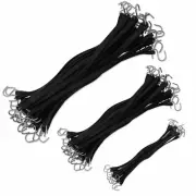 kitchentoolz Trucking Bundle - Bulk Bungee Cords with Crimped Hooks- Pack of 50