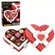 Brickcraft Bricktanicals Heart Box Of Chocolates Brick Building Set