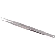 7" 18cm Long Stainless Steel Electronic Pointed Tip Straight Tweezer Forcepsy3