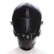 BDStyle BDSM Bondage Mouth Gag Full Gimp Bondage Hood