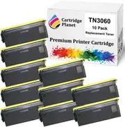 10-Pack Compatible Toner Cartridge for Brother TN-3060 TN3060 (6,700 Pages) for Brother HL5140 HL5150D HL5170DN MFC8220 MFC8440 MFC8840D